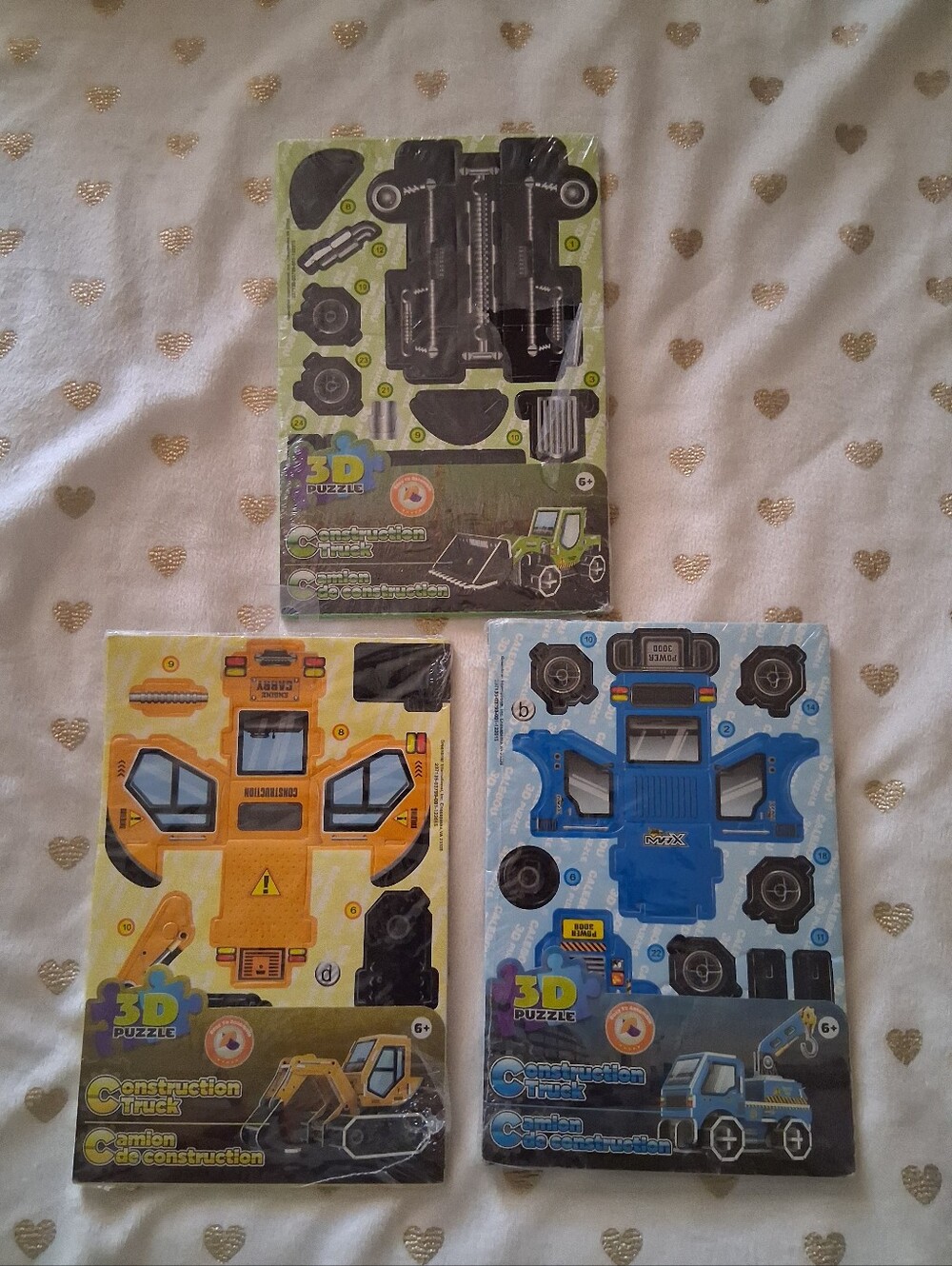 📚🎨 3/$15 *NIP* 3 Mini 3D Kids Construction Puzzles